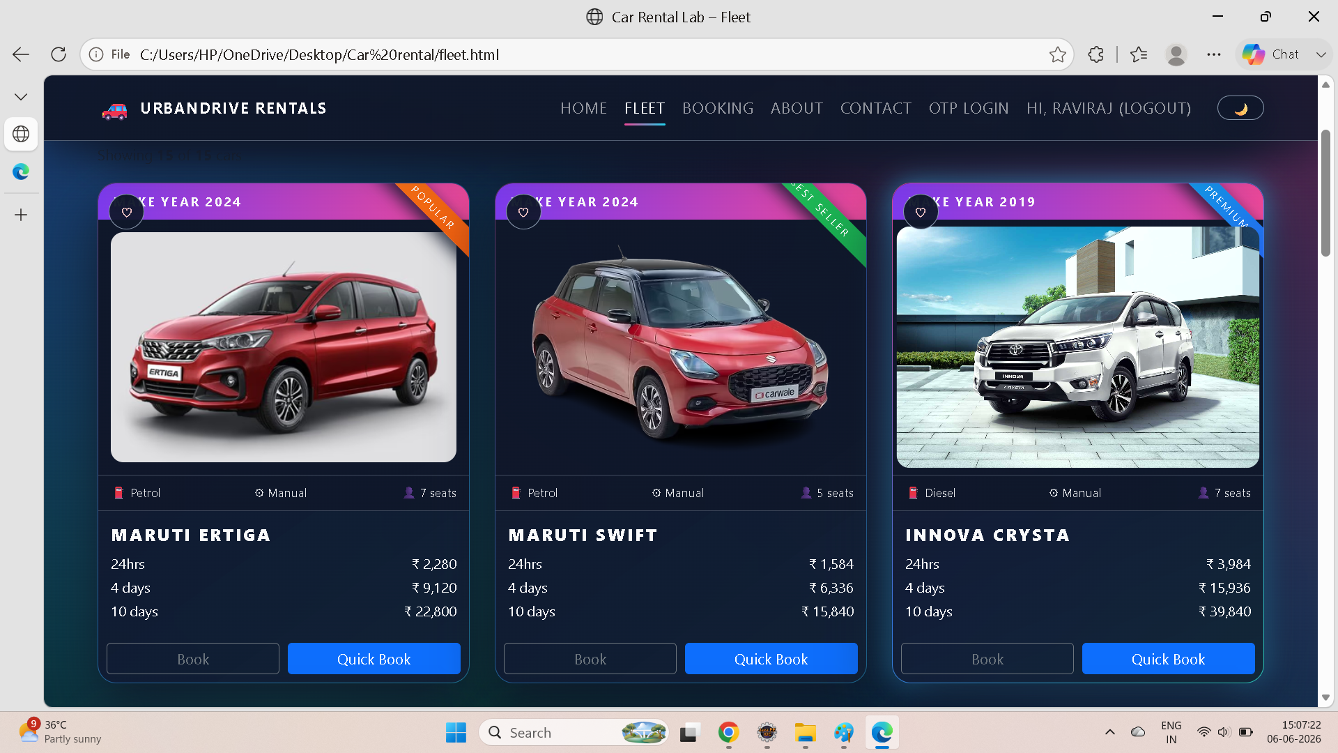 Car Rental System