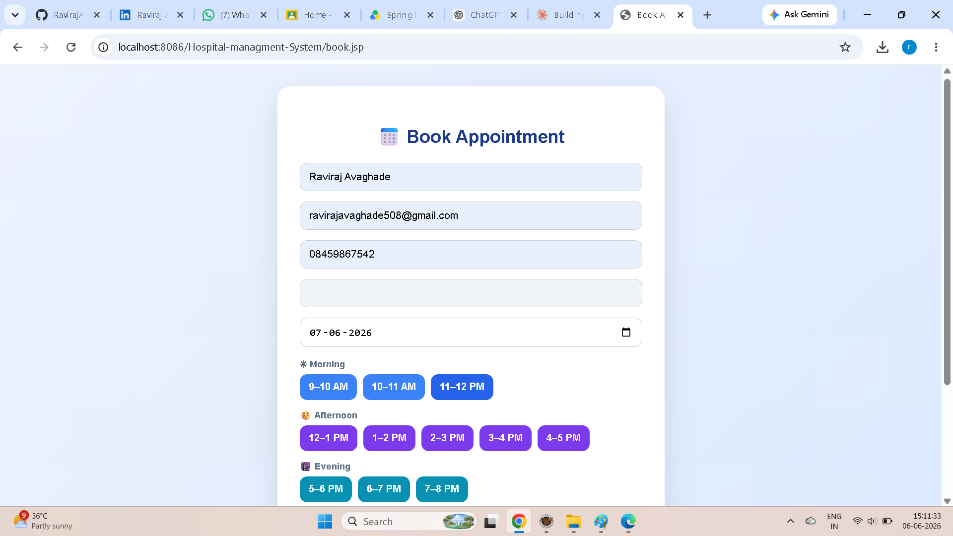 Doctor Appointment System