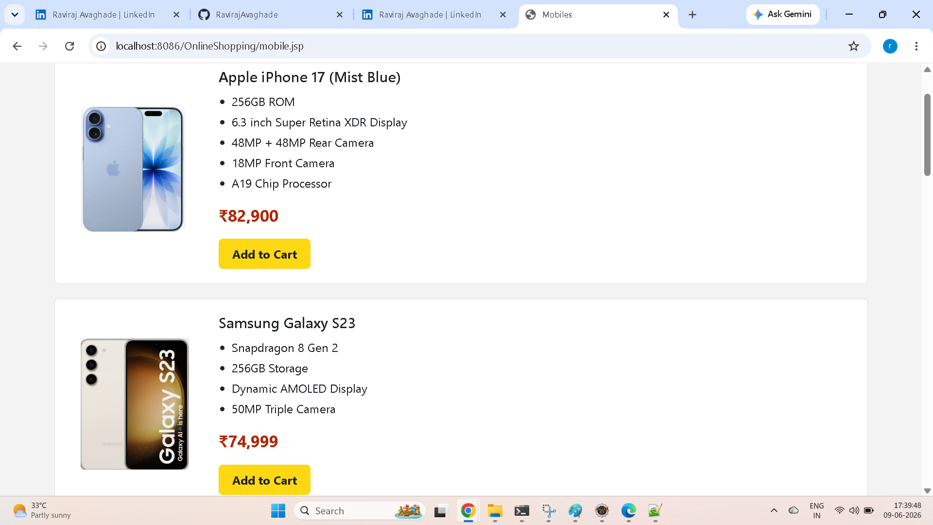 E-Commerce Website