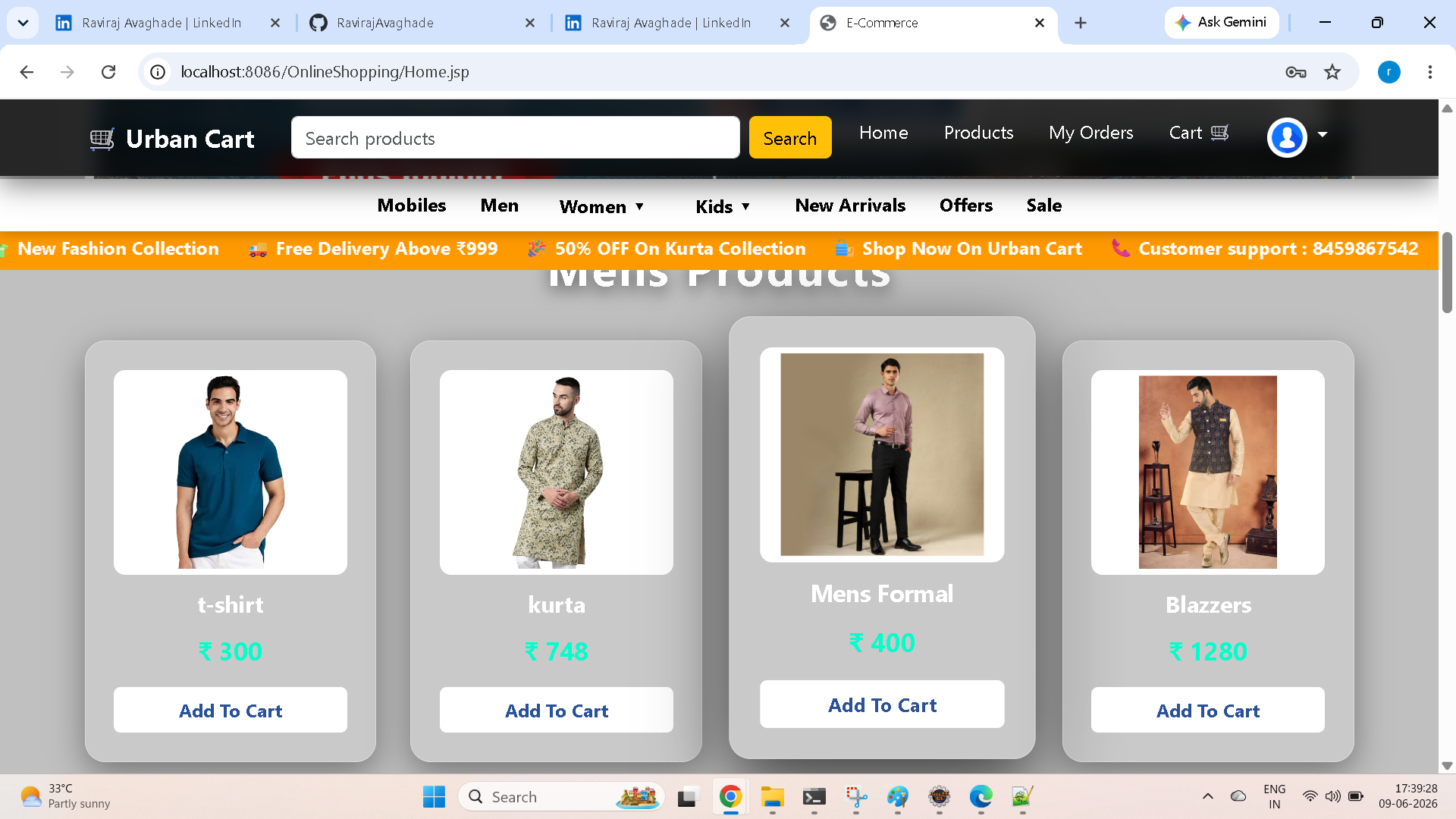 E-Commerce Website