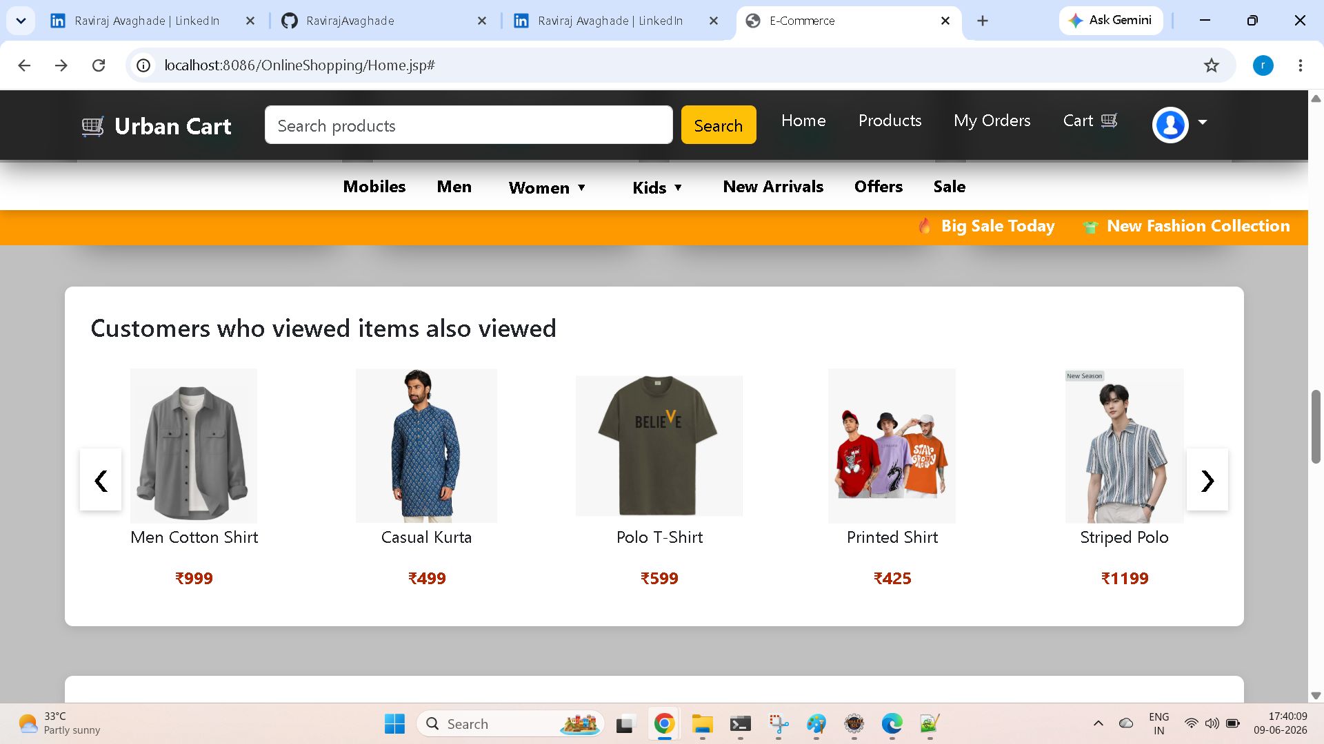 E-Commerce Website